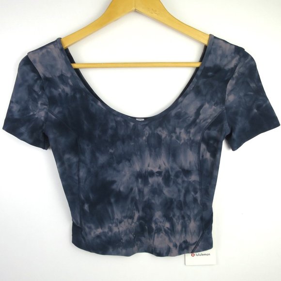 Lululemon Align Tee Diamond Dye Size 4 - Picture 5 of 8